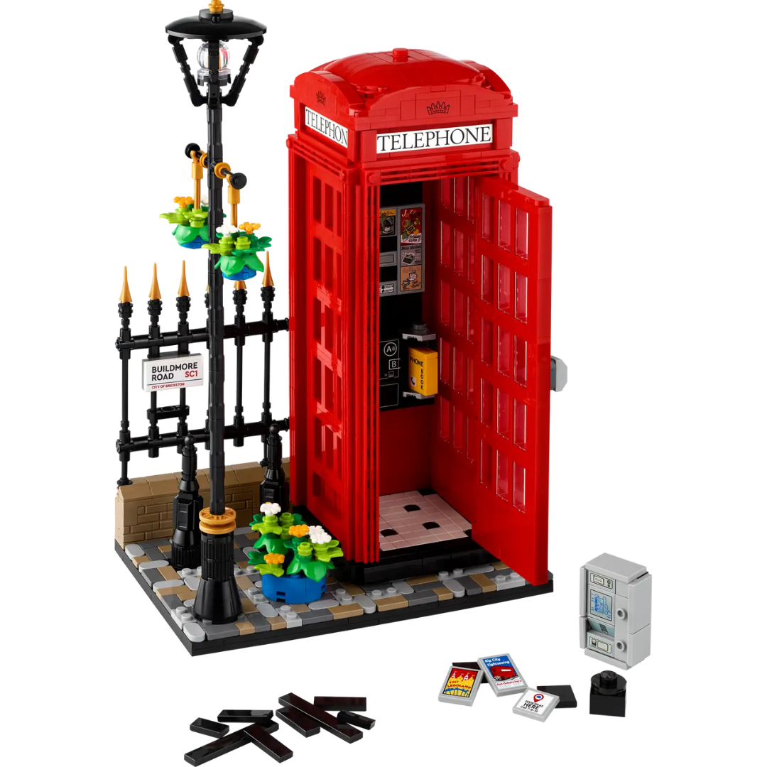 Rode Londense telefooncel